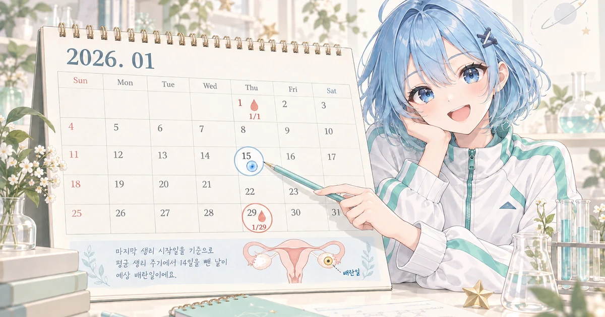 배란일 참고 계산기 대표 이미지