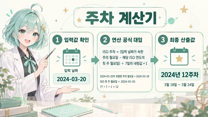 주차 계산기 계산 방법 및 공식